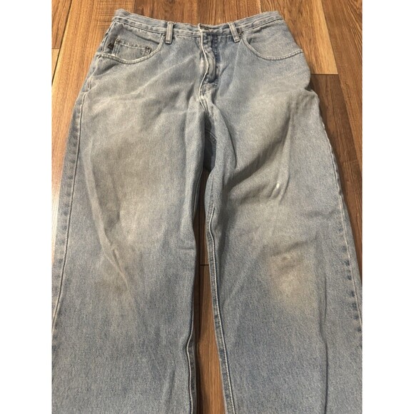 VTG Bugle Boy Jeans Mens 32x32 Blue Denim 7M Loose Baggy Skater Grunge 90s READ! - Picture 2 of 7